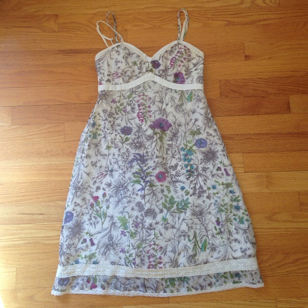 Floral Spaghetti Strap Dress